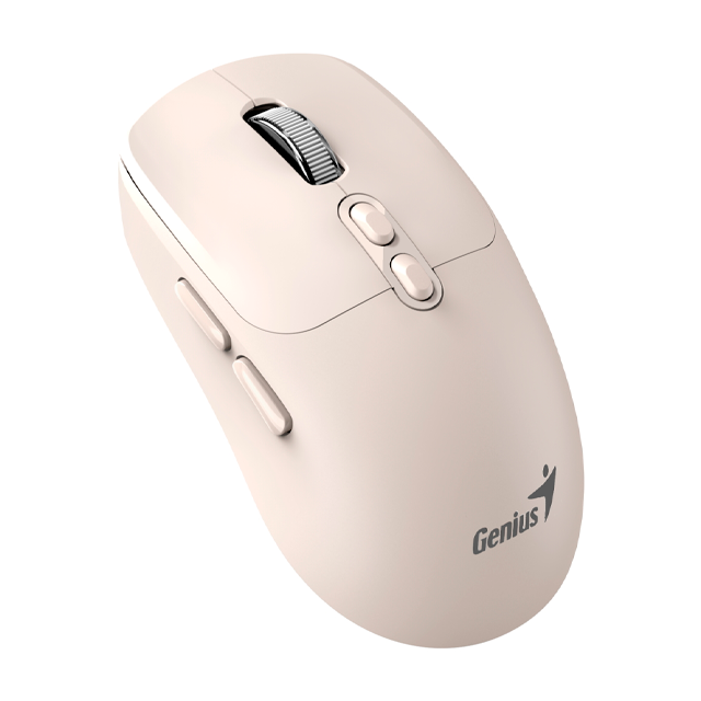 Mouse Genius Inalámbrico NX-8080S Milk Tea Bluetooth + USB