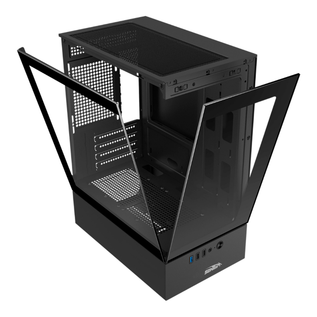 Gabinete Sentey H10 Black Templado USB 3.0 (Sin Coolers)