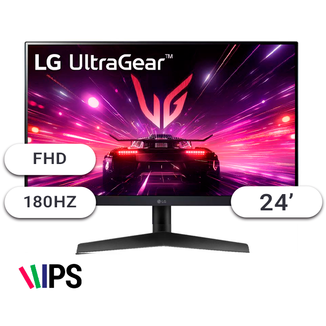 NAVIDAD Monitor LG Gamer 24GS60F 24 180Hz 1Ms IPS Borderless HDMI/DP