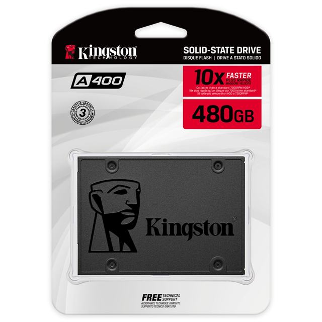 Disco SSD Kingston 480GB A400 SATA3