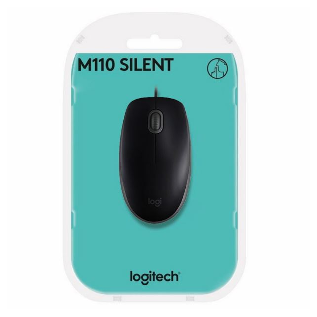 Mouse Logitech M110 Silent Black USB