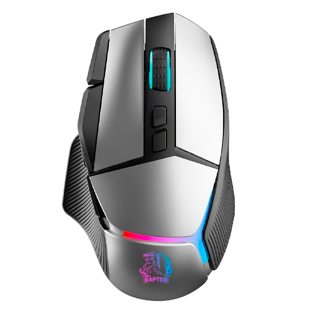 Mouse Raptor Storm Grip Wireless 9 botones 24000dpi
