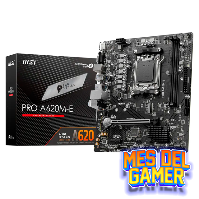 MES GAMER Mother MSI PRO A620M-E DDR5 AM5