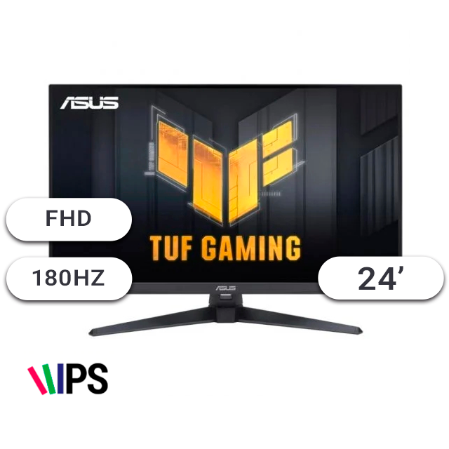 Monitor ASUS TUF VG249QL3A 24 1Ms 180Hz IPS Parlantes HDMI