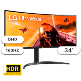 NAVIDAD MONITOR LG 34 ULTRAWIDE 34WP75C-B WQHD 160HZ HDR CURVO PARLANTES