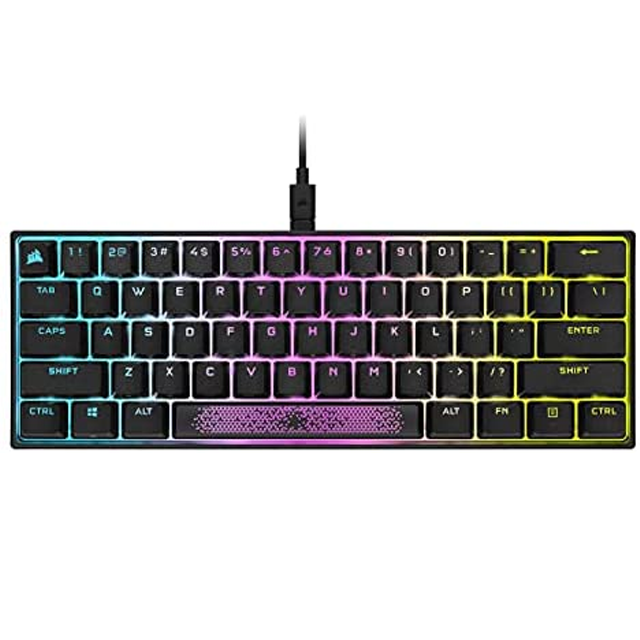 Teclado Mecánico Corsair K65 RGB Mini 60% Switch Cherry MX Speed Inglés -  Gezatek Computación