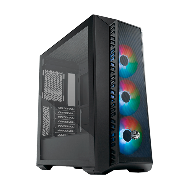 Gabinete Cooler Master MasterBox 520 Mesh Black ARGB 3x12cm