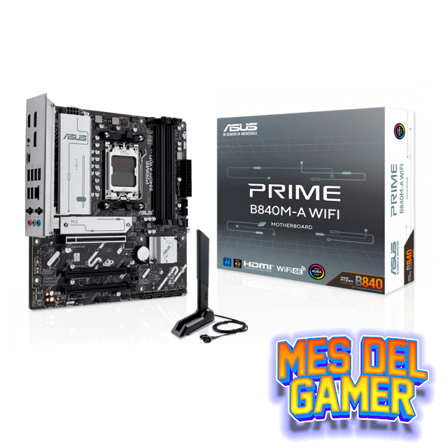 MES GAMER Mother ASUS PRIME B840M-A WIFI AM5