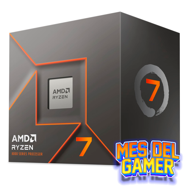MES GAMER Micro AMD Ryzen 7 8700F - 8 Núcleos / 16 Threads 5.0Ghz