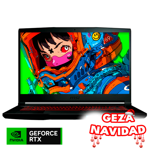 NAVIDAD Notebook MSI Thin 15 Intel Core I5 12450H | 8GB DDR4 | RTX2050 4Gb | 512Gb NVME | 15.6 FHD 144Hz | Win11