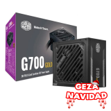 NAVIDAD Fuente Cooler Master G700W 700W 80 Plus Gold S/Cable