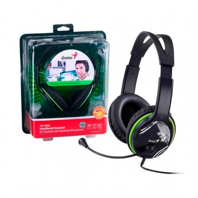 Auriculares Genius HS-400A Headset C/Micrófono