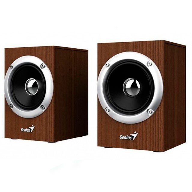 Parlantes Genius SP-HF280 Madera USB 6 Watt