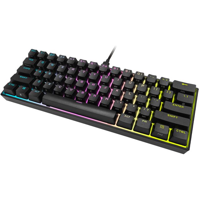 Teclado mecánico Gaming Corsair K65 RGB MINI - MX Speed - Versus Gamers