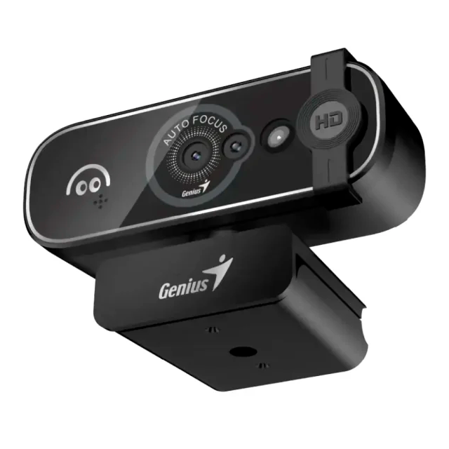 Webcam Genius Facecam Open Reconocimiento Facial Windows Hello Auto Foco Full HD 1080p USB C/A