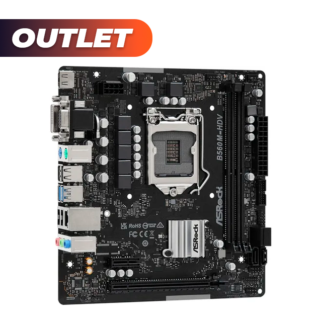 OUTLET Mother Asrock B560M HDV (10ma/11va Gen) LGA1200