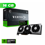 Placa de Video MSI NVIDIA GeForce RTX 5070 TI VENTUS 3X OC 16GB GDDR7