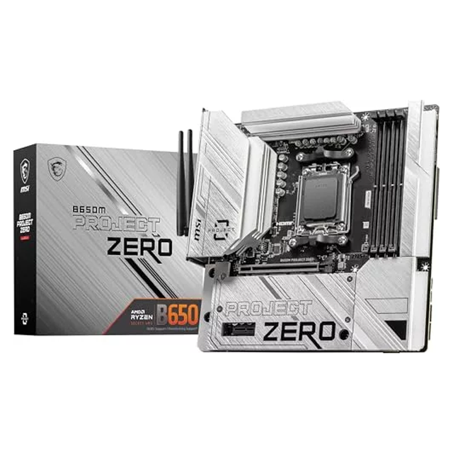 Mother MSI B650M PROJECT ZERO (Conectores Traseros) AM5