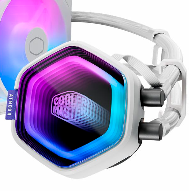 Cooler CPU Watercooler Cooler Master Masterliquid 360 Atmos II White ARGB LGA1200/LGA1700/LGA1851/AM4/AM5
