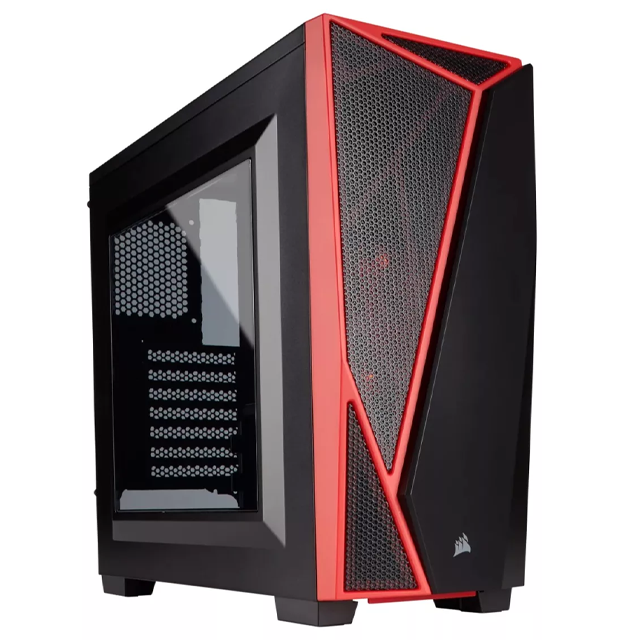 Gabinete Corsair Carbide SPEC-04 Black/Red 1x120mm