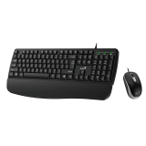 KIT TECLADO Y MOUSE GENIUS KM-123 BLACK USB