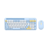 Kit Teclado y Mouse Fantech GO Mochi101 WK899 Blue Inalámbrico Bluetooth 96% Inglés