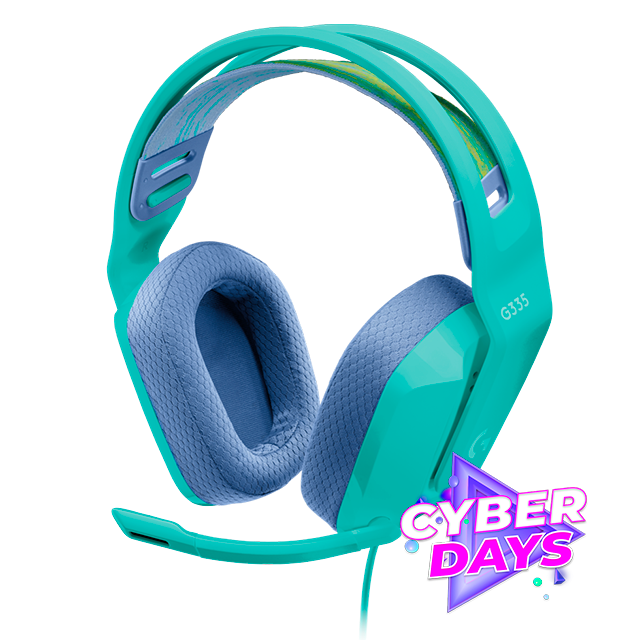 CYBER DAYS Auriculares Logitech G335 Mint Stereo PC/PS4/XBOX/Switch