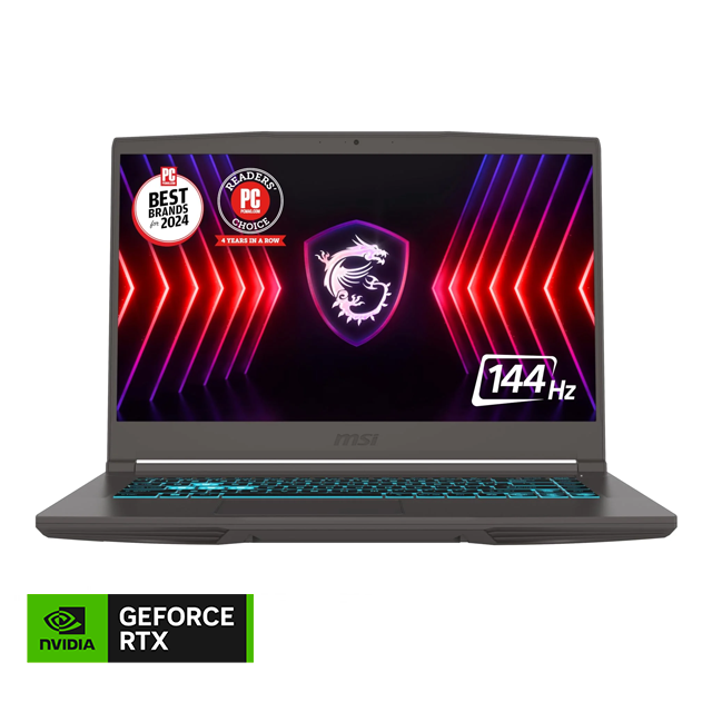 Notebook MSI Thin 15 Intel Core I5 12450H | 8GB DDR4 | RTX2050 4Gb | 512Gb NVME | 15.6 FHD 144Hz | Win11