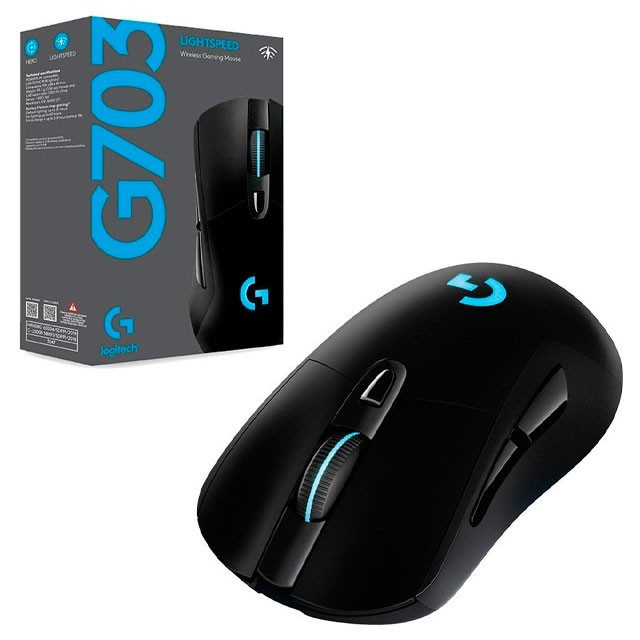 Mouse Logitech G703 Lightspeed Wireless RGB 12000DPI