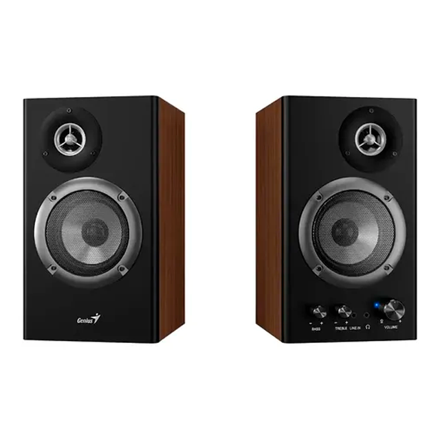 Parlantes Genius SP-HF1200B Wood 36 Watts 2-Way