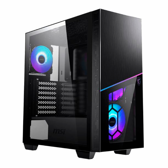 Gabinete MSI MPG SEKIRA 100R TG 4x12cm RGB E-ATX