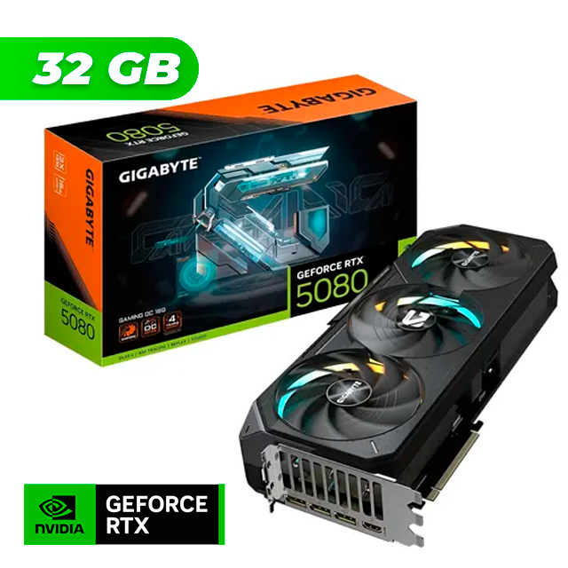 PLACA DE VIDEO GIGABYTE NVIDIA GEFORCE RTX 5090 GAMING OC 32GB GDDR7