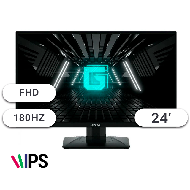 Monitor Gamer MSI G244F E2 24 IPS 180Hz 1Ms HDMI/DP