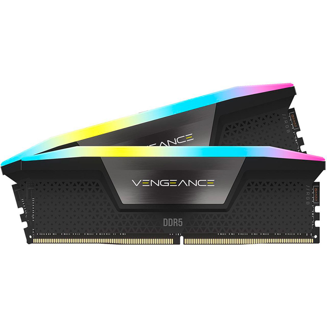 Memoria RAM Corsair 32Gb (2x16Gb) DDR5 5200Mhz Vengeance RGB Black