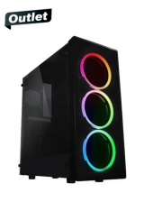 OUTLET Gabinete Raidmax Neox ARGB G21FWB Templado 3x12cm ARGB