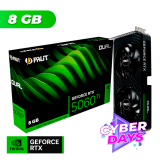 CYBER DAYS Placa de Video Palit NVIDIA GeForce RTX 5060 TI DUAL 8GB GDDR7