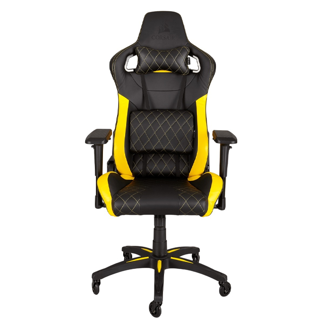 Silla Gamer Corsair T1 Race Black / Yellow - Gezatek Computación