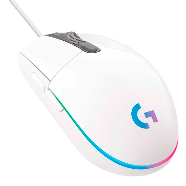 Mouse Logitech G203 Gaming Lightsync RGB Blanco 8000 DPI