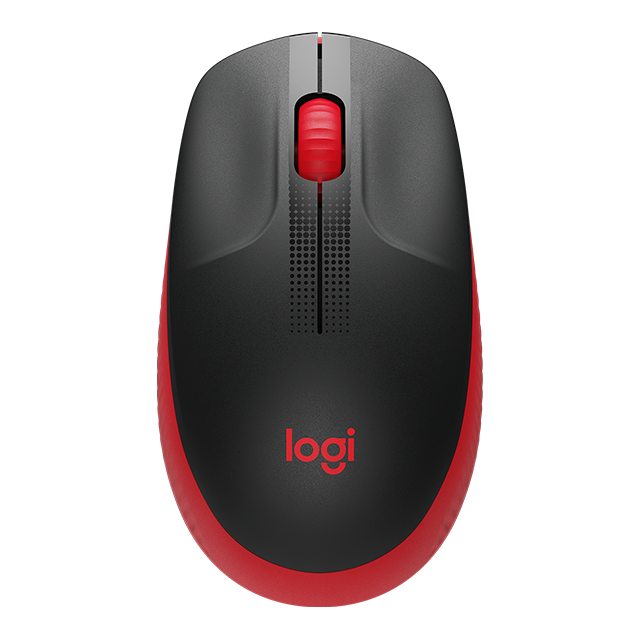 Mouse Logitech M190 Red Wireless Inalámbrico USB