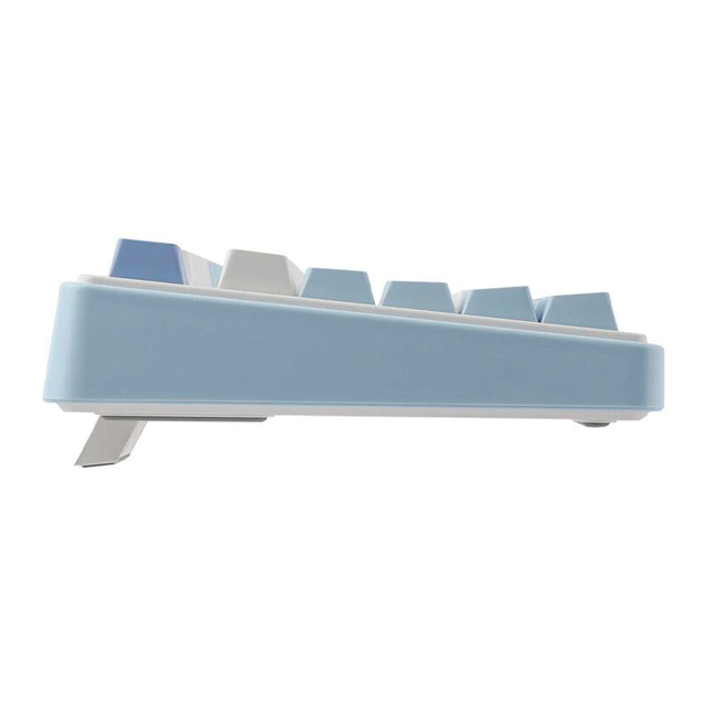 Teclado Aula F75 Wireless Blue White Dark Mecánico 75% Rainbow RGB Switch Reaper Español