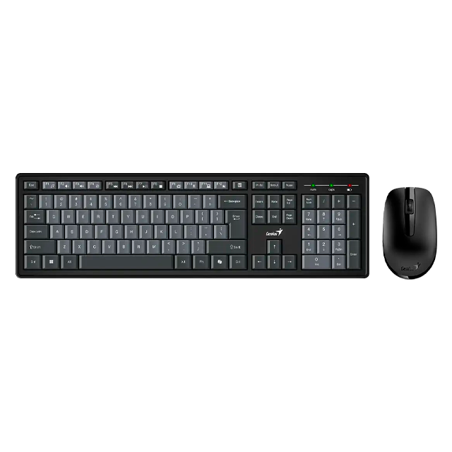 Kit Teclado y Mouse Genius KM-8200 Wireless Dual Color