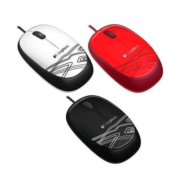 Mouse Logitech M105 Black/White/Red USB