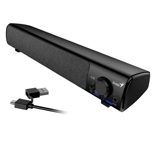Barra de Sonido Genius Soundbar 220BT Black Grey Bluetooth