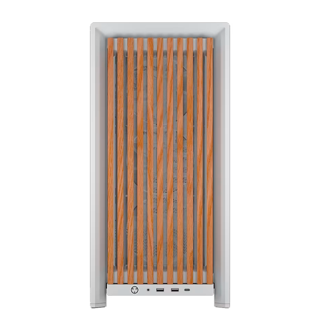 Gabinete Corsair 4000D FRAME Wood RS White Oak ARGB 4x120mm