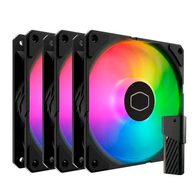 Cooler Fan KIT Cooler Master SickleFlow Edge 120 ARGB (3x120mm + Controladora)