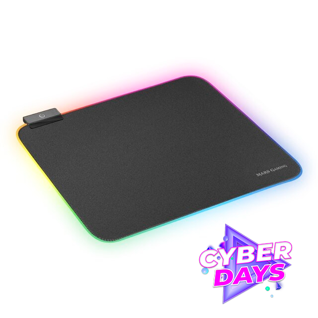 CYBER DAYS Mouse Pad Mars Gaming L RGB MMPRGBL (365x265mm)