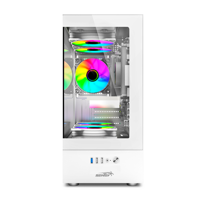 Gabinete Sentey H10 White Templado USB 3.0 (Sin Coolers)