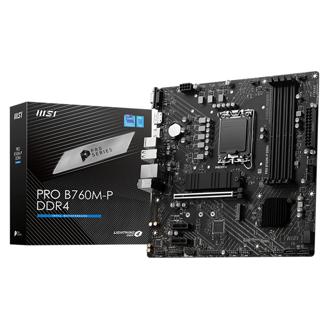 Mother MSI B760 PRO B760M-P DDR5 (12/13/14va Gen) LGA1700