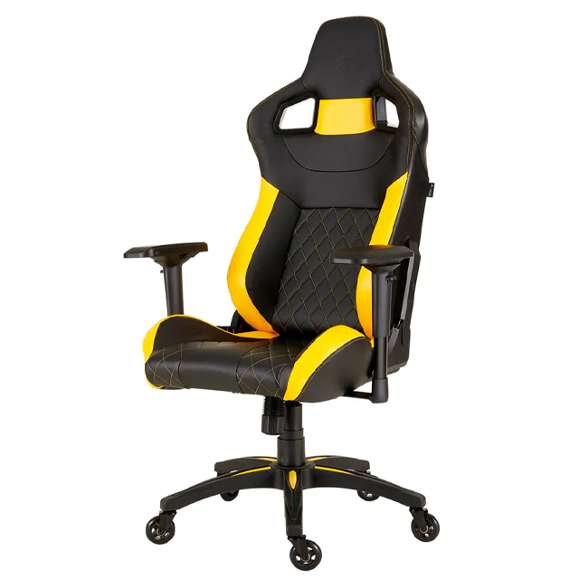 Silla Gamer Corsair T1 Race Black / Yellow - Gezatek Computación