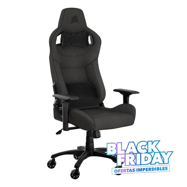 BLACK FRIDAY Silla Gamer Corsair T3 Rush Carbon 2023